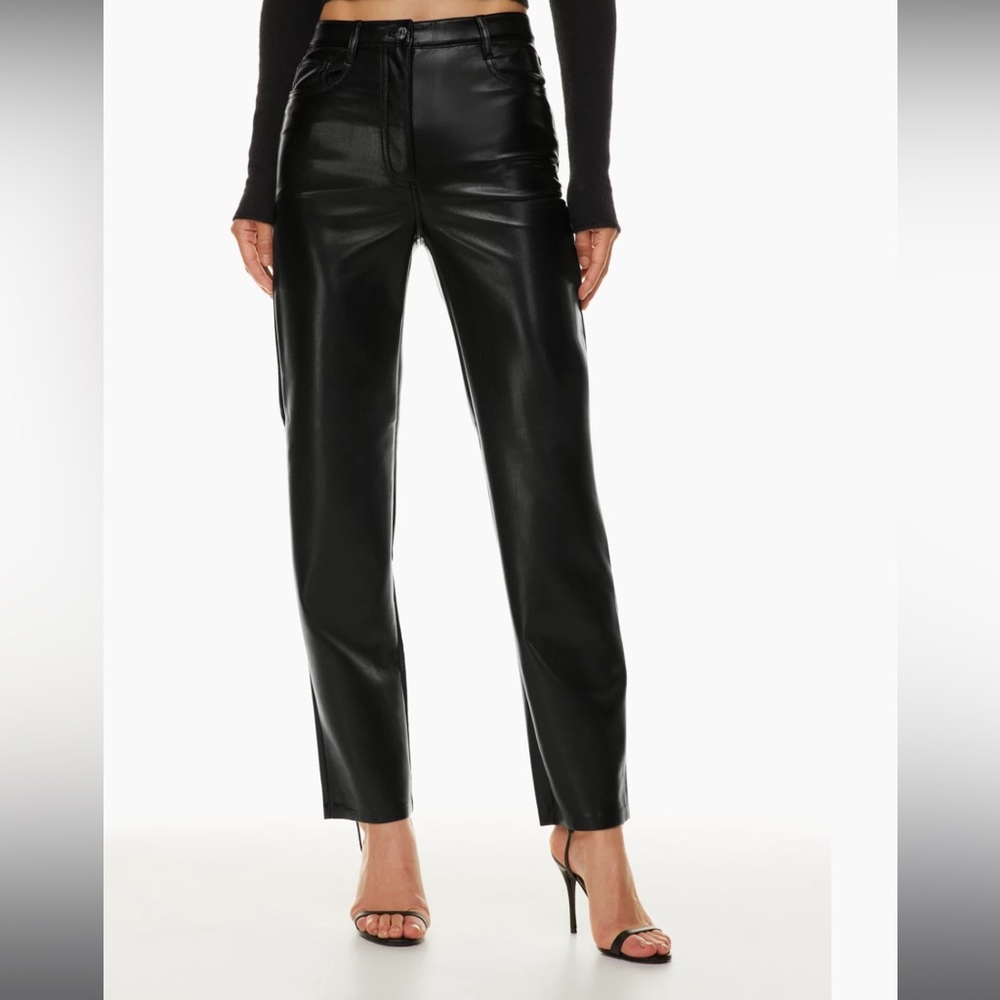 Aritzia Wilfred “The Melina” Vegan Leather Pants